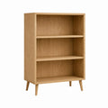 Bücherregal Eichefarben Holzwerkstoff rechteckig 80 x 35 x 140 cm mit 3 offenen Fächern